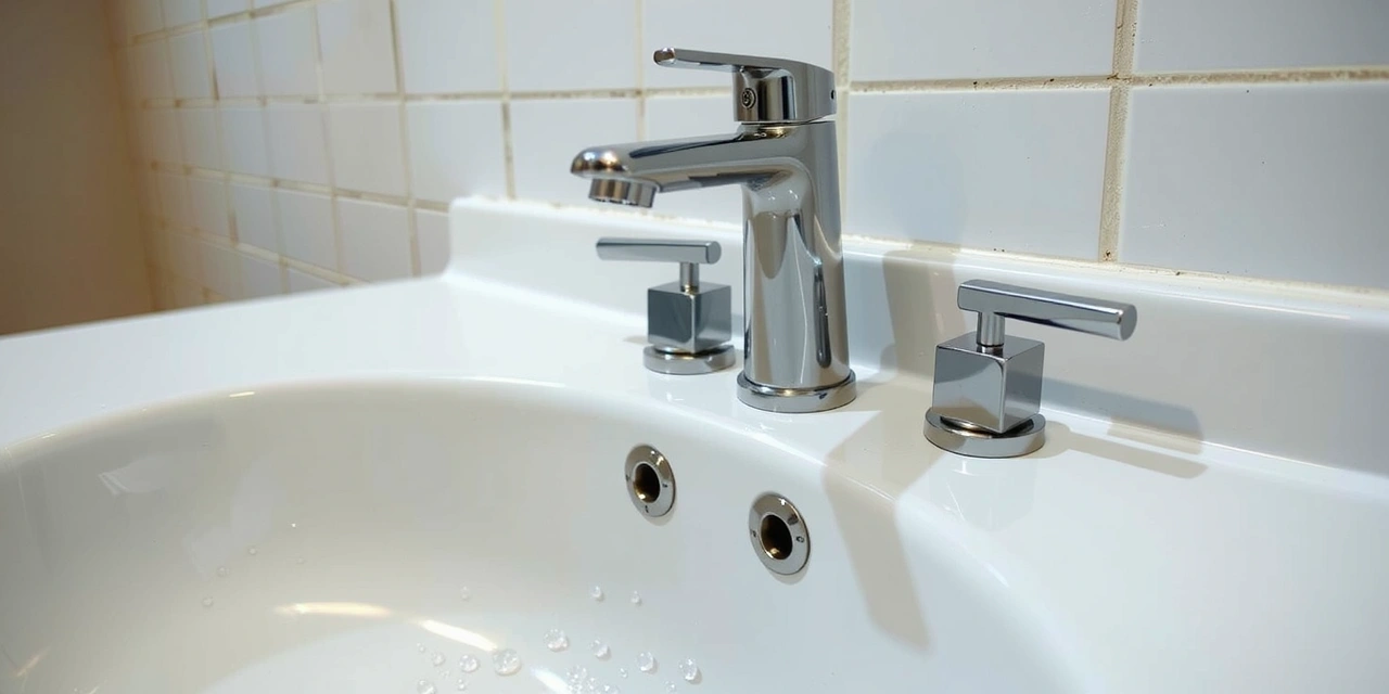 Fregadero desinfectado