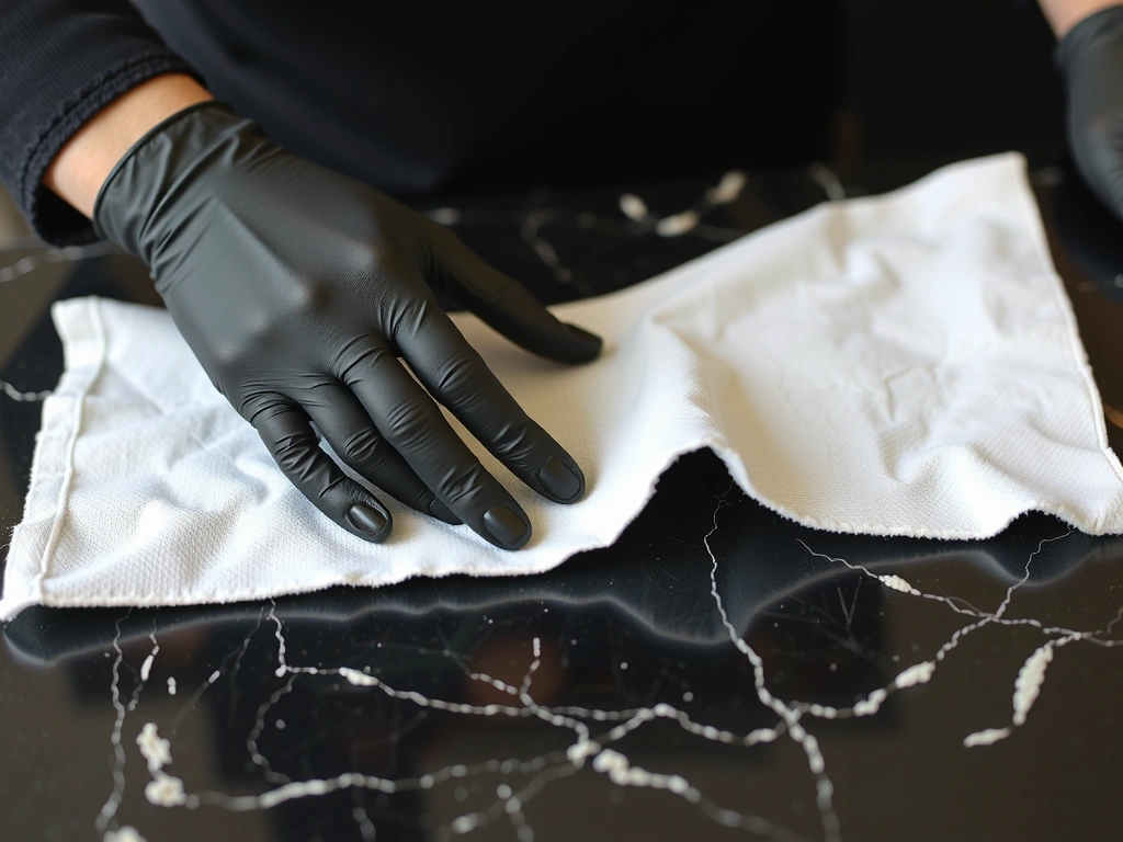 Detalles de limpieza profesional en mármol