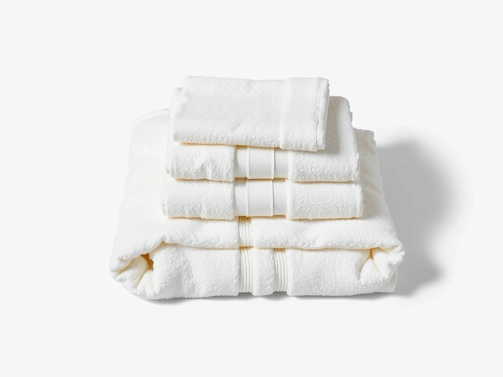 Toallas limpias plegadas